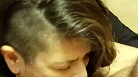 lai d monet delivers a surprising blowjob at the party, showcasing her milf skills