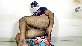 Feeling Ecstatic While Inserting Hair Brush Into My Ass And Receiving Handjob