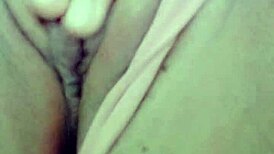 Close-up pussy massage masturbation