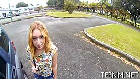 cash for gal lucy tyler skillful blowjob