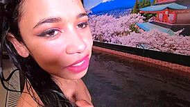 Lalla Potira Plays By The Poolside Pussy