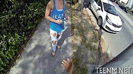 i suck teen dani's cock in missionary, so naughty and wild