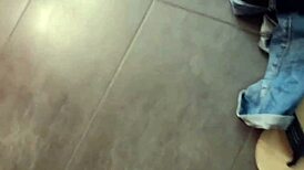 Redhead fucks wildly in hotel after party night