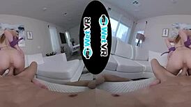 Wetvr Tied Brunette Fucked Hard With Mouthful