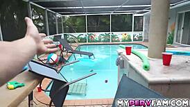 aria banks shakes in orgasms as peter green fucks her doggystyle outdoors