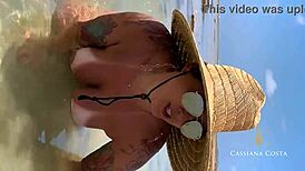 Cassiana Costa Seduces Guy On Beach For Intense Fuck