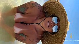 Cassiana Costa Seduces Guy On Beach For Intense Fuck