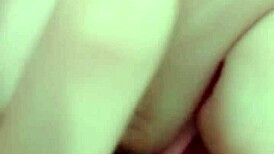 Close-up pussy massage masturbation