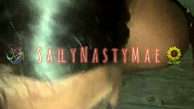 Watch me bend over for big black cock on the beach!