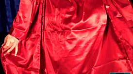 Tiny brunette fingering on webcam