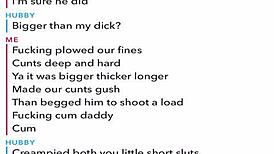 sexting and cuckolding husband on snap chat