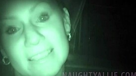 hot tub fun in night vision 😎