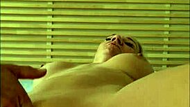 Horny Milf Inserts Anal Plug and Rubs Pussy with Mystery Hand Helping