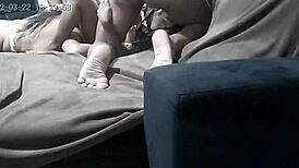 Camera catches wild orgy group 😈