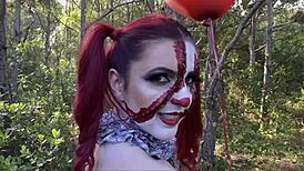 Hey imagine getting a creampie in your ass during halloween outdoor public anal fun