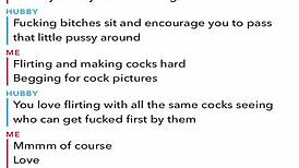 sexting and cuckolding husband on snap chat