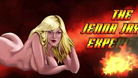 Wow, Jenna Jaymes Gags on Huge Cock in Collar!