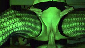 Old milf flashing in homemade household scene with cumshot