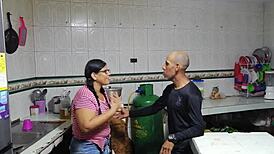 Friend helps with household chores until completion