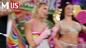 sheena ryder and air thugger get bent over in jerkaoke orgy