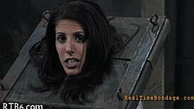 in the machine thraldom session, she endures intense bondage and pleasure