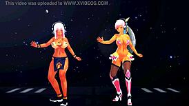 Why are Yoiyoi Kokon girls dancing half naked?