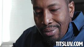 Teddy teases with big cock oral.