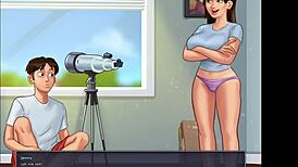 Step sister catches me spying on neighbor mia masturbating