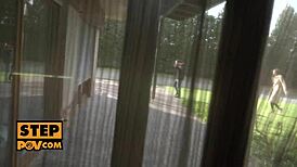 itspov - stepsister stacy cruz leads latex fetish