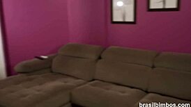 cum to brazil for hot doggystyle blowjob with tanned brazilian babe and big cock