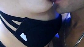 Enjoying Natural Breasts In Intimate Setting