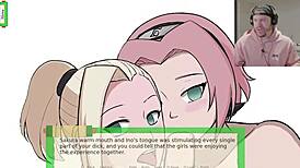 hey, wanna see sakura and ino get wild in jikage rising uncensored?