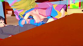 Dark Mage Sucks Cock And Gets Cumshot In Temple.