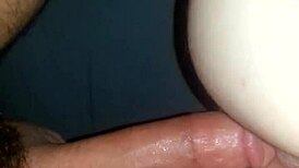 real couple epic slip and stretch with huge cock