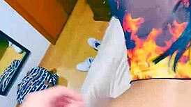 my first time cumming inside my petite latina girlfriend during passionate doggystyle