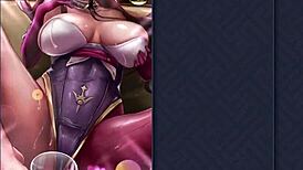 anime duo engages in kinky sex party at tavern in king of kinks game