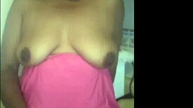 mexican prostitute touches herself in the kitchen while being watched