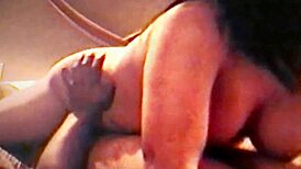 Mexican couple fucks passionately at home