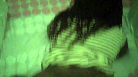 Big-Ass Ebony Caught on Hidden Cam Spying Her Phat Black Booty in Secret Room