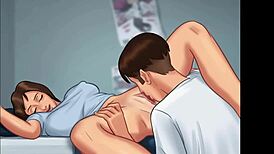 Step sister catches me spying on neighbor mia masturbating