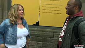 busty nastyshag gets wild in carpark fuck