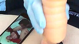 guy using fleshlight for personal pleasure and release