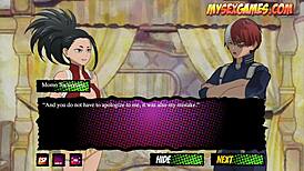 Fucking my hero parody cartoon game