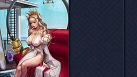 anime duo engages in kinky sex party at tavern in king of kinks game