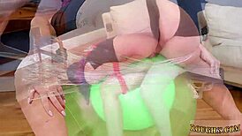 the teen babysitter gets bound and shaved before a wild gangbang on her ass