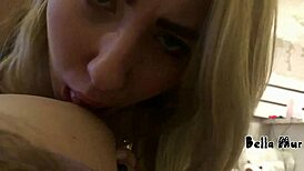 Blonde Teen Gina Gets Her Pussy Licked And Tongue Fucked On First Date