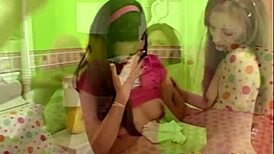 lil laura and her lesbian friend licking pussy, fingering to orgasm