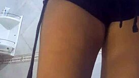 my colombian sister-in-law flashes her intimate parts in the bathroom while i fix her pipe for payment