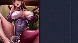 anime duo engages in kinky sex party at tavern in king of kinks game