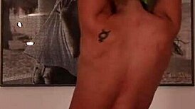 Blonde teen touches wet pussy in bed 😍